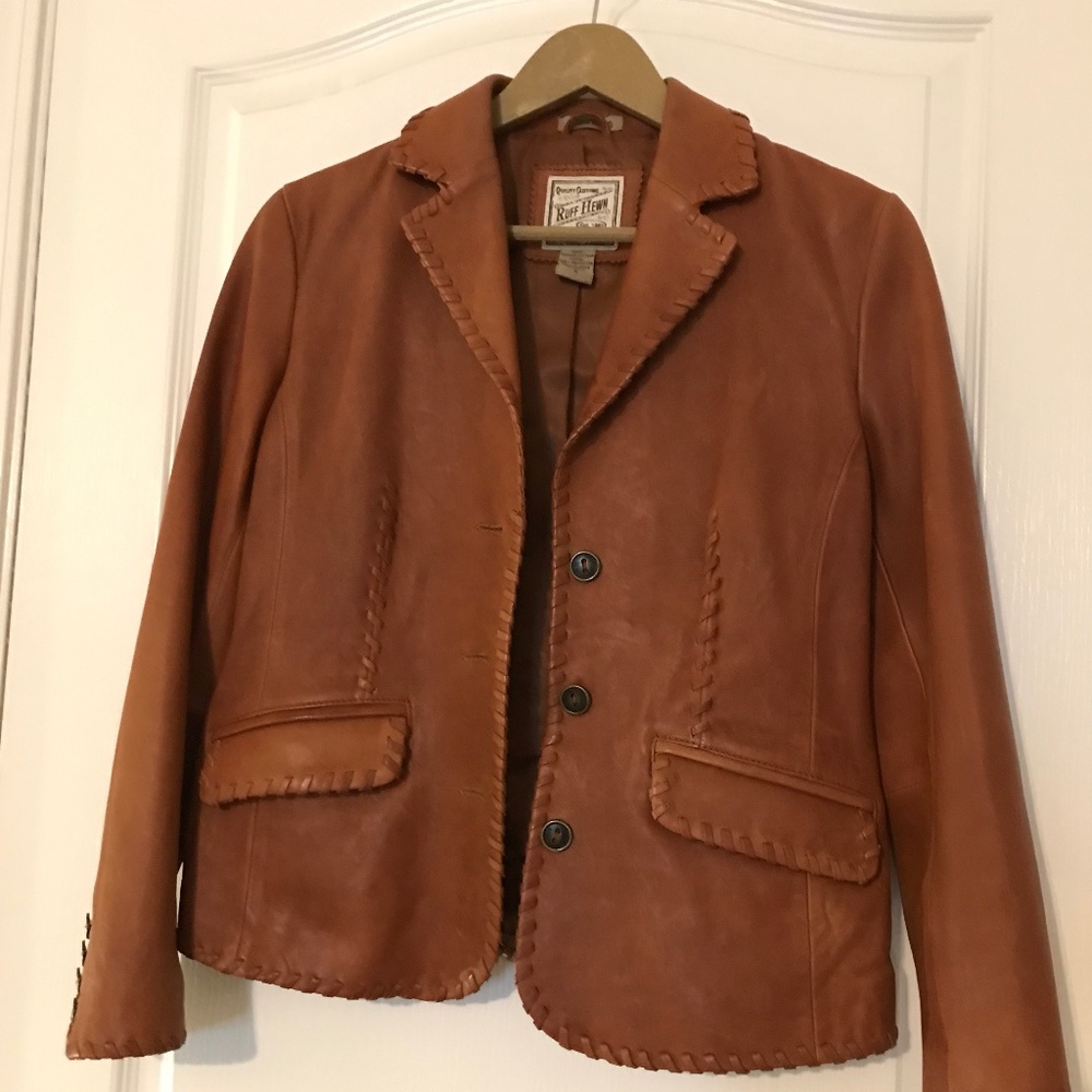 Vintage Leather Blazer